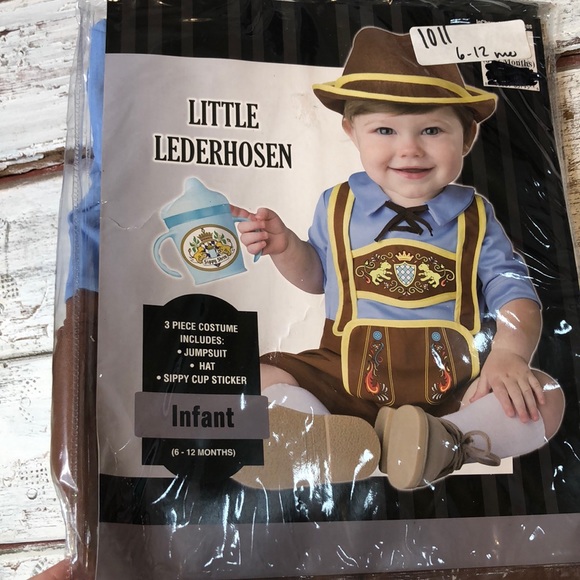 Incharacter Costumes Baby Boys Little Lederhosen Costume Clothing Shoes Jewelry Baby